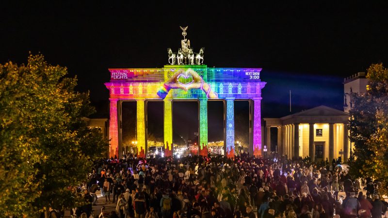 Das 19. Festival of Lights zeigt die bunte Vielfalt Berlins