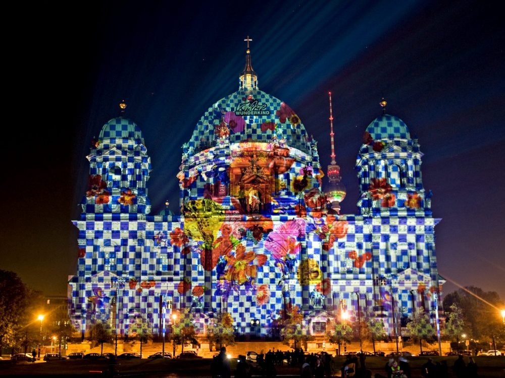 The Berlin Cathedral wears Joop
